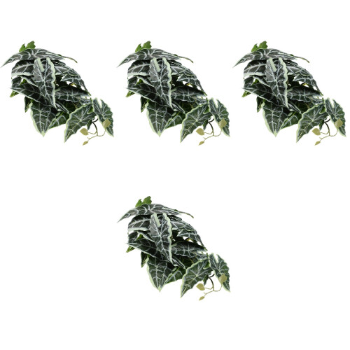 4Pz Artificiale Per Rettile Verde Decorazione Terrario 2