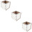 3Pz Fazzoletti Sublimabile in Mdf Bianco Resistente 11