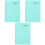 3Pz Planner Mensile Azzurro Quaderno Spirale Per E Ufficio 3