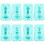 4Set Kit Silicone Angelo Per Candela Fai Da Te Azzurro 7