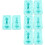 4Set Kit Silicone Angelo Per Candela Fai Da Te Azzurro 8