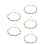 5Pz Decorativa Catena Metallo Retrò Con 5