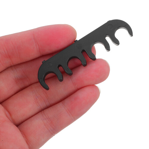 6Pz Fermacavi Auto Separatore Nero Alta Durata 2