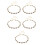 5Pz Decorativa Catena Metallo Retrò Con 9