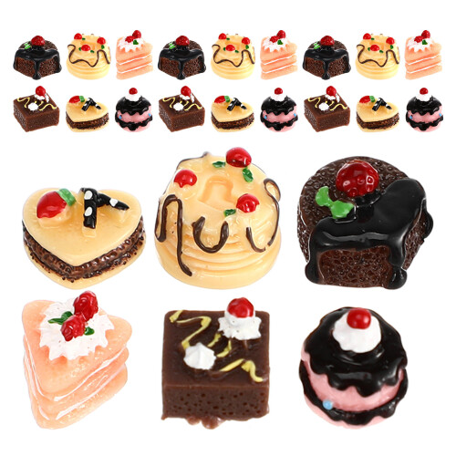 240Pz Mini Cucina E Dessert Resina E Decorazione