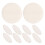 60Pz Puff Morbido Beige in Velluto Per E Corpo 1