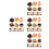 240Pz Mini Cucina E Dessert Resina E Decorazione 7