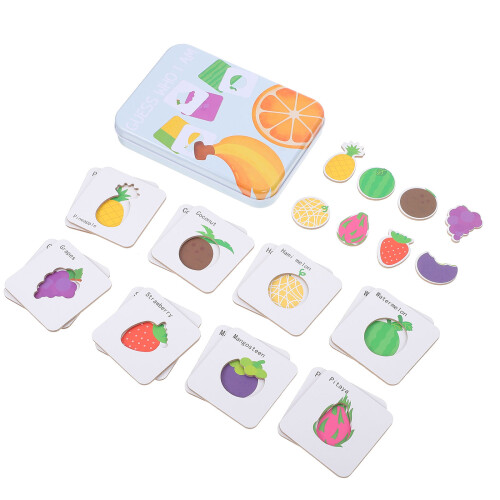 2Set Gioco Legno Bambini Puzzle Allenamento Intellettivo