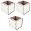 3Pz Fazzoletti Sublimabile in Mdf Bianco Resistente 5