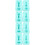 4Set Kit Silicone Angelo Per Candela Fai Da Te Azzurro 10