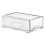 2Pz Cassettiere Organizer in Pet Trasparenti Per Cosmetici E 2