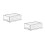 2Pz Cassettiere Organizer in Pet Trasparenti Per Cosmetici E 6