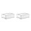 2Pz Cassettiere Organizer in Pet Trasparenti Per Cosmetici E 7