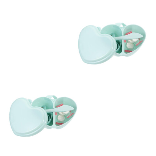 2Set Ciotole Miscelazione Maschere Viso DIY Materiale PP Vari 2