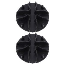 6Pz Tappetino Silicone Nero Per Slow Feeder Antiscivolo