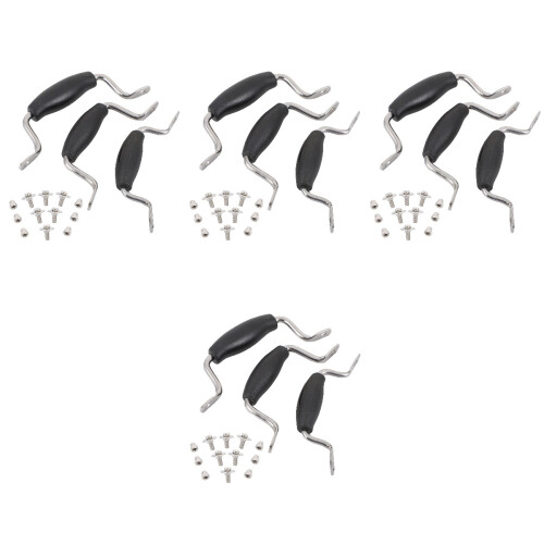 4Set Manici Per Coperchi Pentola Nero Alta Cucina Casa 2