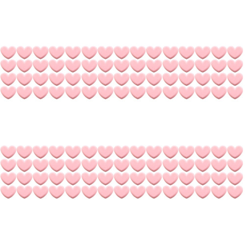 120Pz Clip Rosa A Cuore Per Sacchetti E Carte 1