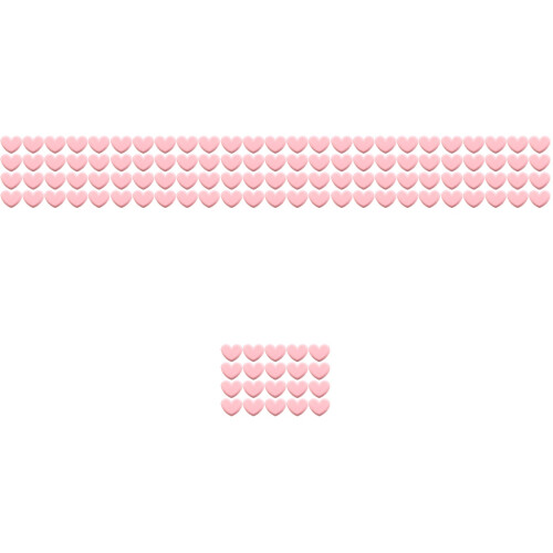 120Pz Clip Rosa A Cuore Per Sacchetti E Carte 2