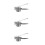 3Set Manuale in Acciaio Facile Pulizia Argento 3