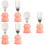3Set Allenamento Rosa Manico Corto Cartoon 5