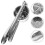 3Set Manuale in Acciaio Facile Pulizia Argento 9
