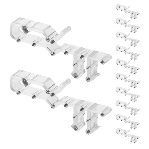 60Pz Clip Per Tende Trasparenti, Facile, Versatili