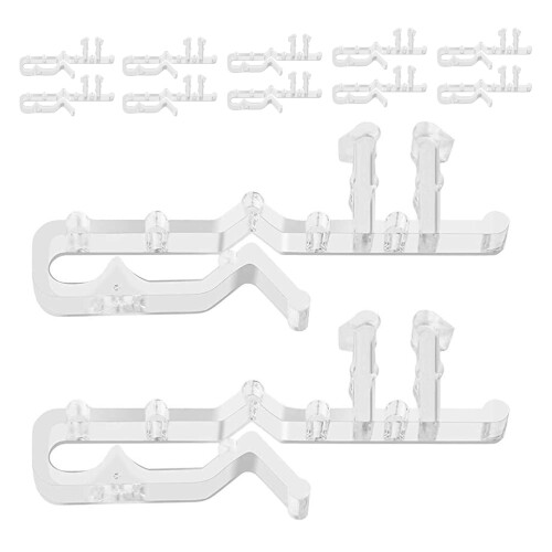 60Pz Clip Per Tende Trasparenti, Facile, Versatili 1