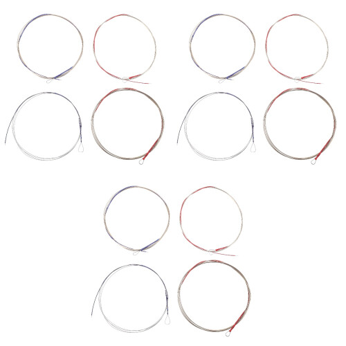 12Pz Corde Pipa Resistenti Colorate Per Uso Classico E Sostituzione 2