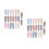 40Pz Fermagli Per Bambina in Con Design 9