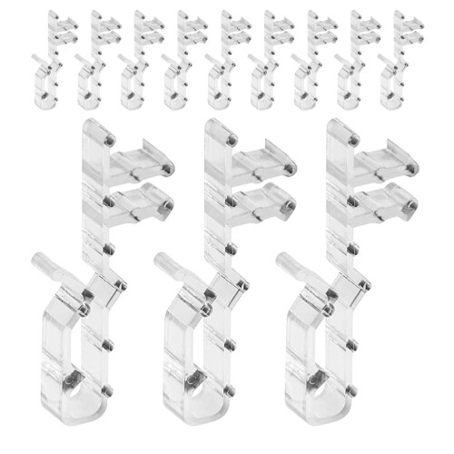 60Pz Clip Per Tende Trasparenti, Facile, Versatili 2