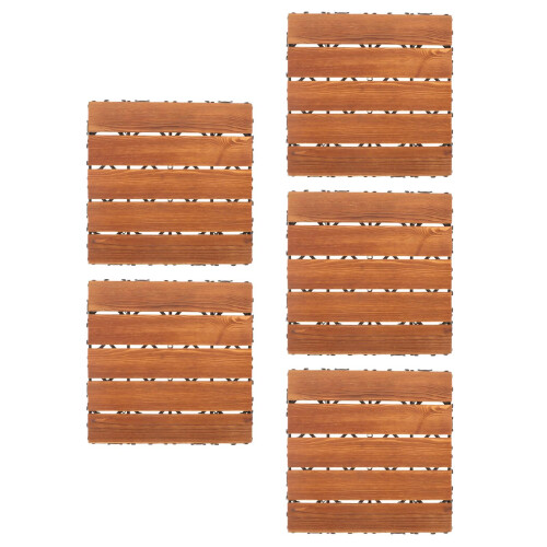 5St Interlocking Tegels Bruin Voor Balkons Buitenvloer 2