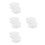 8St Nail Art Borstelhouder Met Schraper, Plastic Dappen Dish 5