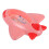 5Pz Termometro Bagnetto Cartoon Rosa Display Grande 3