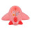 5Pz Termometro Bagnetto Cartoon Rosa Display Grande 2