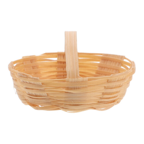 3Pz Mini Cesti Khaki Per Progetti DIY E Decorazione Casa Bambole 2