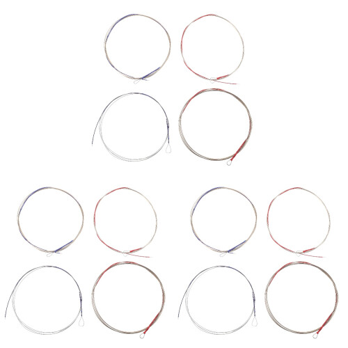 12Pz Corde Pipa Resistenti Colorate Per Uso Classico E Sostituzione 1