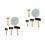 10St Duurzame En Rubberen Rollers Set Voor Printmaking En 4