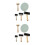 10St Duurzame En Rubberen Rollers Set Voor Printmaking En 9