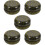 5Pz Yo-Yo in Legno Argento Gioco Educativo Per Bambini 9
