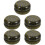 5Pz Yo-Yo in Legno Argento Gioco Educativo Per Bambini 7