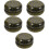 5Pz Yo-Yo in Legno Argento Gioco Educativo Per Bambini 8