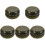 5Pz Yo-Yo in Legno Argento Gioco Educativo Per Bambini 3