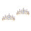 2Pz Decorativa Sposa Con in Zinco Resistente 4