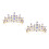 2Pz Decorativa Sposa Con in Zinco Resistente 3