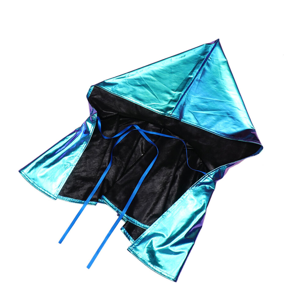 3Szt Niebieska Peleryna Kostiumowa Z Kapturem Imprezy Halloween-image