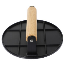 5Szt Domowy Burger Press Aluminium Czarny Ergonomiczny Grill Tool