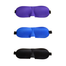 6Stk Schlafmaske 3D Konturiert Augenmaske Elastisch Bunt Für Schlaf