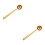 2Stk Gold Messlöffel , , , Präzise Messung Backen 7