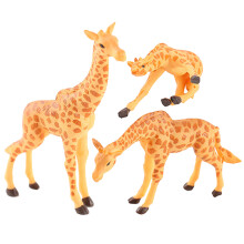 12Stk Lustige Giraffen Figuren PVC Orange Für Außen