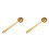 2Stk Gold Messlöffel , , , Präzise Messung Backen 6